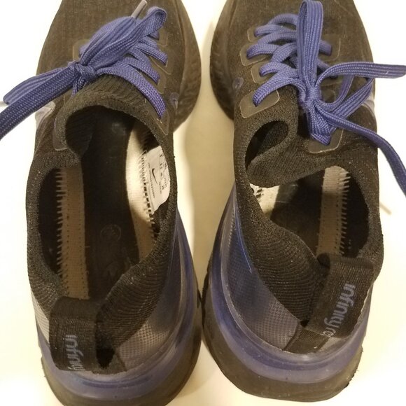 Nike React Infinity Run By You Running Shoes Women's 9 Black Sneakers CQ7331-994 - Picture 10 of 13